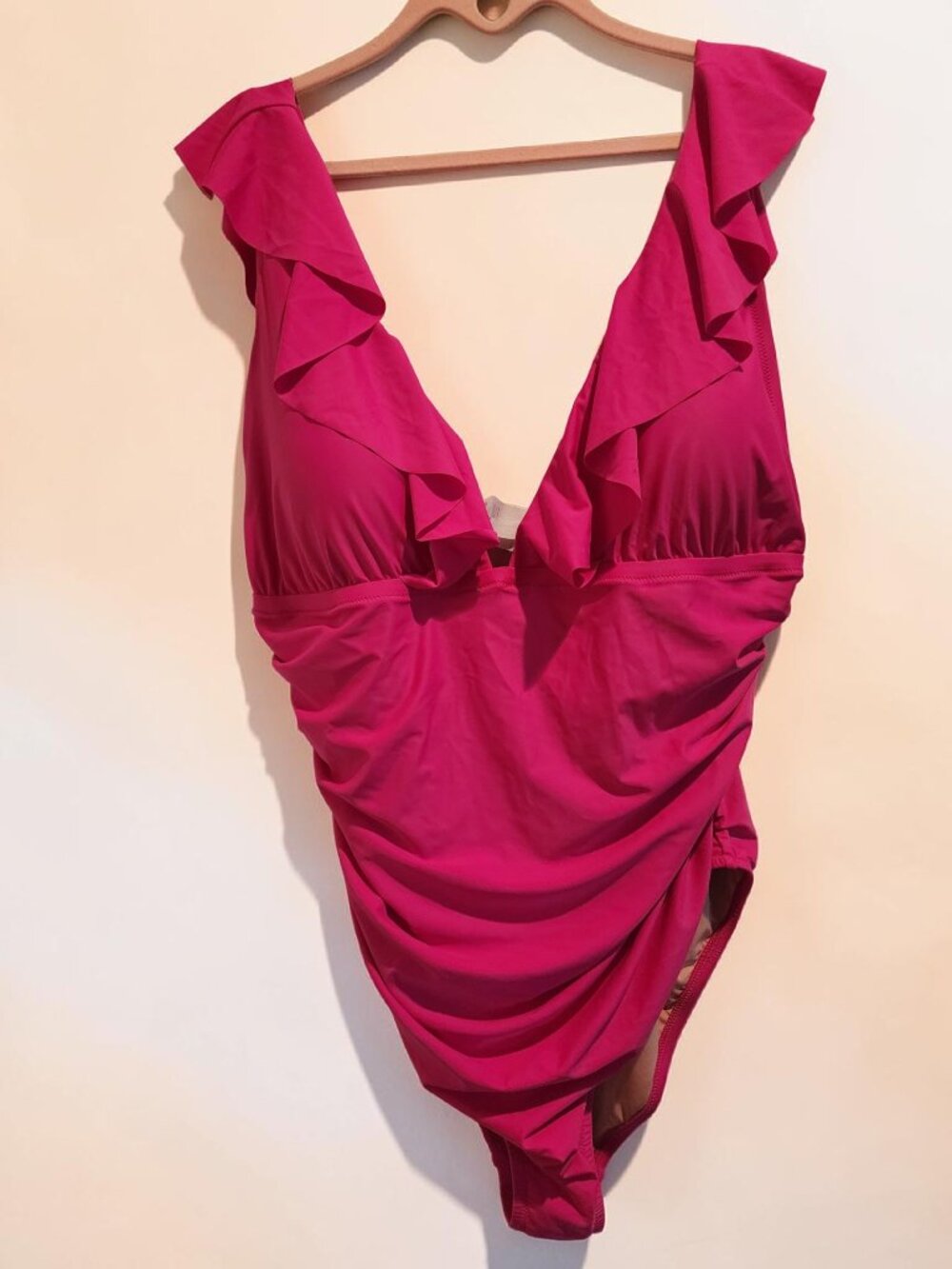 J.Crew Ruffle One-Piece Swimsuit – Size 20 (NWT) - Picture 2 of 5